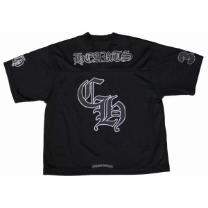 Chrome Hearts Mesh Stadium Football Jersey 'Black'