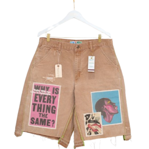 Better With Age Cocktail Single Knee Shorts Multi