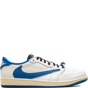 Jordan 1 Low Fragment Design x Travis Scott OG SP 'Sail Military Blue'