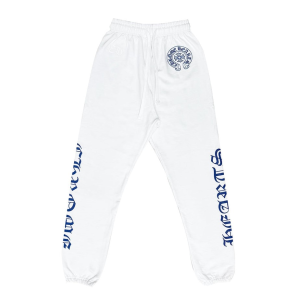 Chrome Hearts Monogram Cross White Sweatpants
