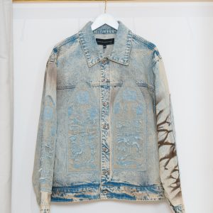 Who Decides War Mechanic Signature Trucker Jacket Denim