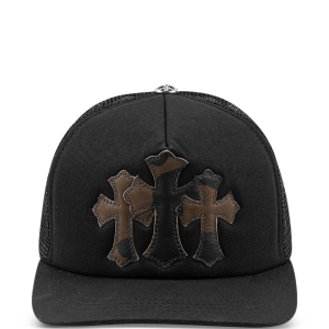 Chrome Hearts cross appliqué Cemetery Trucker hat