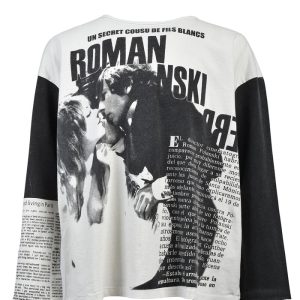 Enfants Riches Déprimés Roman Oversized Long Sleeved T-shirt In White