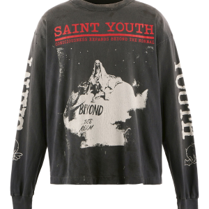 Saint Mxxxxxx graphic-print long-sleeve T-shirt