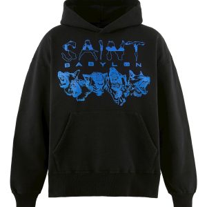 Saint Mxxxxxx x Babylon graphic hoodie