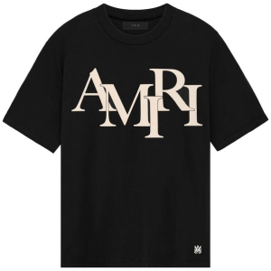 Amiri Staggered Tee 'Black'