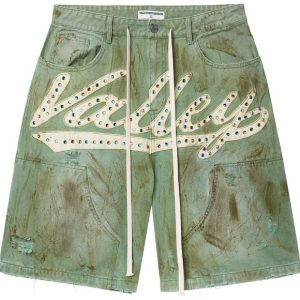 Vale Forever Green Skittle Jorts 'Dirt/Green'