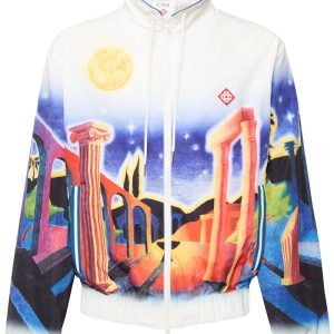 Casablanca Midnight Acropolis Windbreaker Jacket