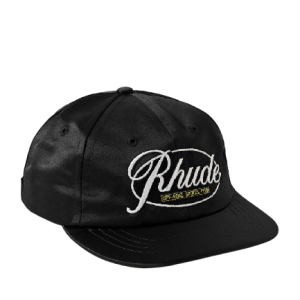 Rhude Logo-Appliquéd Satin-Twill Baseball Cap
