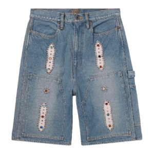 Kapital Denim Shorts Studs Remake