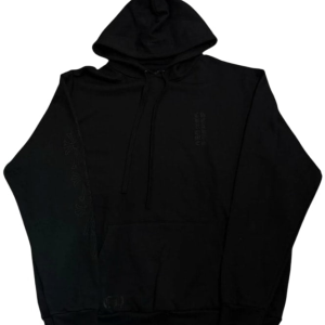 Chrome Hearts Miami Exclusive Cemetery Vertical Logo Hoodie 'Black'