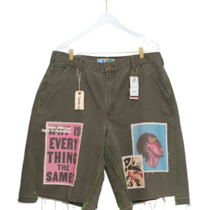 Better With Age Cocktail Single Knee Shorts Multi