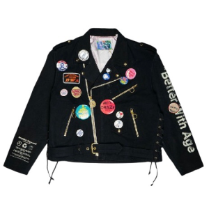 Better With Age Tuxedo Reconstructed Workwear Motorcycle Jacket