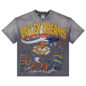 Vale Forever Faded Chaos Bling Tee 'Gray'