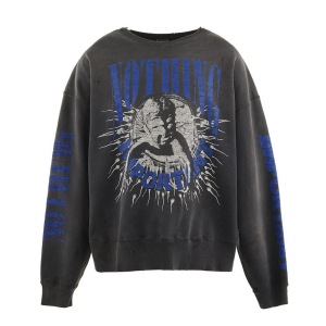 SAINT Mxxxxxx x KOSUKE KAWAMURA NOTHING IMPORTANT Sweat shirt Black