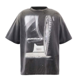 Saint Mxxxxxx Furious 7 Short Sleeve Tee - Black