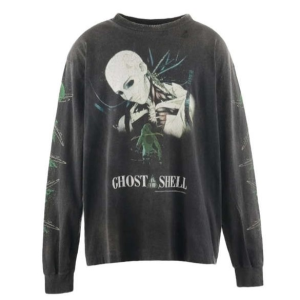 Saint Mxxxxxx  Ghost In The Shell Long Sleeve T-shirt Black