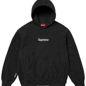 Supreme Box Logo Hooded Sweatshirt Black