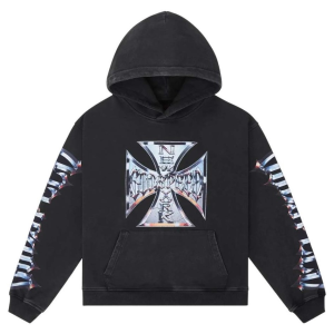 Godspeed Chrome Motto Hoodie Black Wash