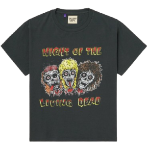 Gallery Dept. Night of The Living Dead Glittered Printed T-Shirt