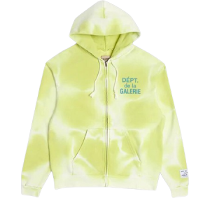 Gallery Dept. French Zip Hoodie Lime Green