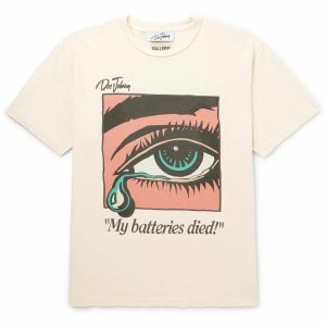 Gallery Dept Antique White Dead Batteries T-Shirt