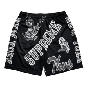 Supreme Varsity Mesh Short Black