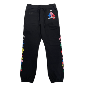 Chrome Hearts Cross Sweatpants Black/Multicolor