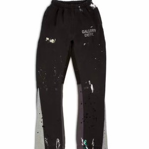 Gallery Dept. Logo Flare Sweatpants Painted Washed Black