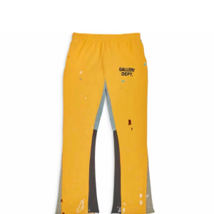 GALLERY DEPT. LOGO FLARE SWEATPANTS PAINTED Yellow