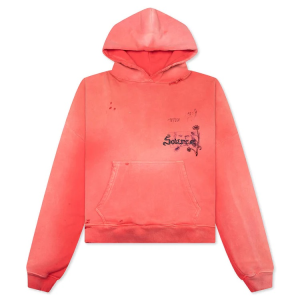 PALY SOURCE FAMILY hoodie SWEATSHIRT ~ RED