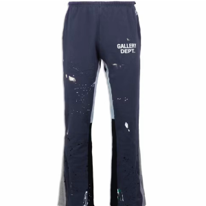 GALLERY DEPT. PAINTED FLARE SWEAT PANTS NAVY