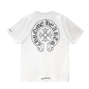 Chrome Hearts Horseshoe Logo Pocket T-Shirt White