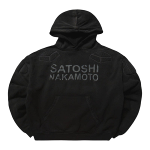 SATOSHI NAKAMOTO BLACK MOTO Hoodie