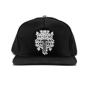 Chrome Hearts Dagger DenimBaseball Hat Black/White