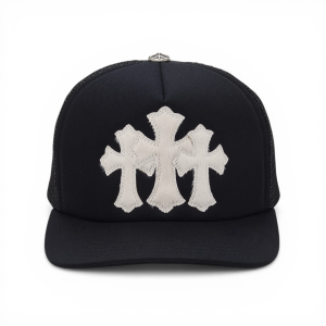 Chrome Hearts Cemetery TruckerHat Black
